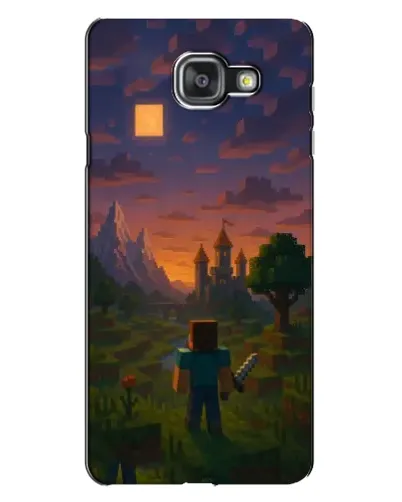 Чехол для Samsung Galaxy A7 2016 (A7100, A710F) с картинкой «Стив у башни»