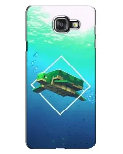 Чохол для Samsung Galaxy A7 2016 (A7100, A710F) з картинкою «Черепаха Minecraft»