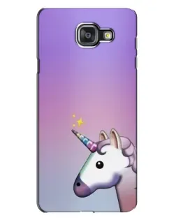Чехол для Samsung Galaxy A7 2016 (A7100, A710F) с картинкой «Единорог градиент»