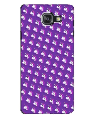 Чехол для Samsung Galaxy A7 2016 (A7100, A710F) с картинкой «Единороги на фиолетовом»