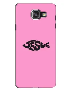 Чехол для Samsung Galaxy A7 2016 (A7100, A710F) с картинкой «Розовый символ  Jesus»