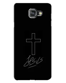 Чохол для Samsung Galaxy A7 2016 (A7100, A710F) з картинкою «Графічний хрест Jesus»