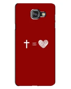 Чохол для Samsung Galaxy A7 2016 (A7100, A710F) з картинкою «Рівняння любові»
