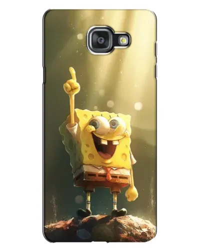 Чехол для Samsung Galaxy A7 2016 (A7100, A710F) с картинкой «Сияющий Спанч Боб»