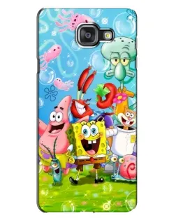 Чехол для Samsung Galaxy A7 2016 (A7100, A710F) с картинкой «Губка Боб и друзья» Чехол для Samsung Galaxy A7 2016 (A7100, A710F) с картинкой «Губка Боб и друзья»