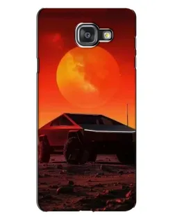 Чехол для Samsung Galaxy A7 2016 (A7100, A710F) с картинкой «Cybertruck на Марсе»