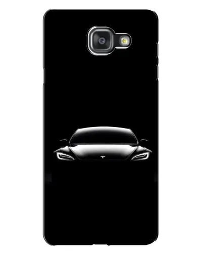 Чехол для Samsung Galaxy A7 2016 (A7100, A710F) с картинкой «Фары Tesla Night» Чехол для Samsung Galaxy A7 2016 (A7100, A710F) с картинкой «Фары Tesla Night»