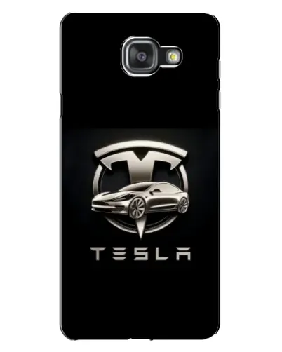 Чехол для Samsung Galaxy A7 2016 (A7100, A710F) с картинкой «Tesla — серебристое авто» Чехол для Samsung Galaxy A7 2016 (A7100, A710F) с картинкой «Tesla — серебристое авто»
