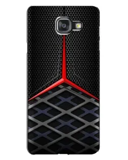 Чехол для Samsung Galaxy A7 2016 (A7100, A710F) с картинкой «Mercedes Carbon Grid»