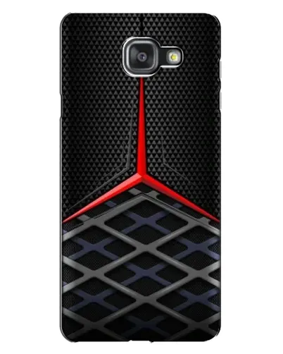 Чехол для Samsung Galaxy A7 2016 (A7100, A710F) с картинкой «Mercedes Carbon Grid»