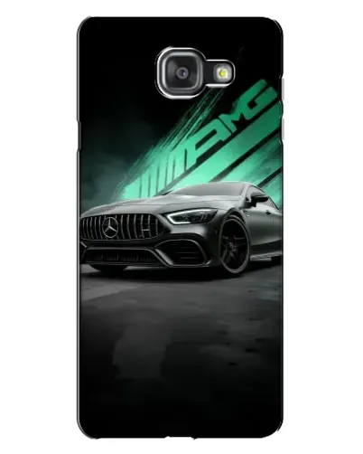 Чехол для Samsung Galaxy A7 2016 (A7100, A710F) с картинкой «Темный Mercedes AMG»
