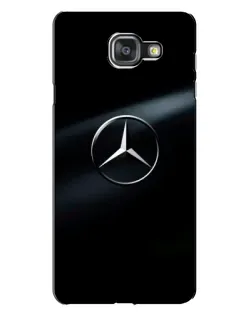 Чехол для Samsung Galaxy A7 2016 (A7100, A710F) с картинкой «Mercedes на металле»