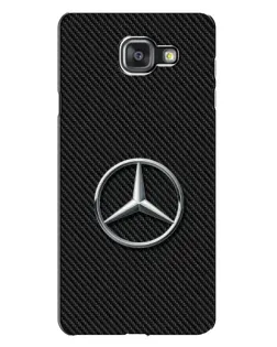 Чехол для Samsung Galaxy A7 2016 (A7100, A710F) с картинкой «Карбоновый Mercedes стиль»