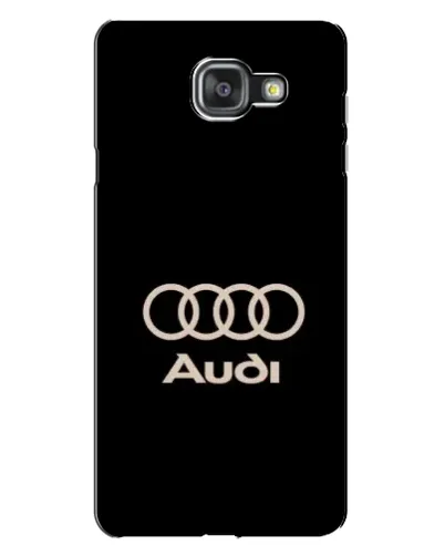 Чехол для Samsung Galaxy A7 2016 (A7100, A710F) с картинкой «Audi — золотой логотип»