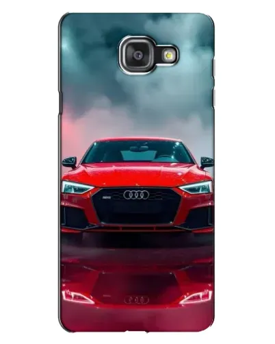 Чехол для Samsung Galaxy A7 2016 (A7100, A710F) с картинкой «Audi RS — красный стиль»