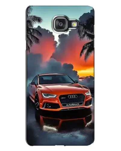 Чехол для Samsung Galaxy A7 2016 (A7100, A710F) с картинкой «Audi — закат»
