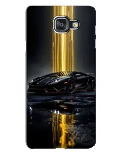 Чехол для Samsung Galaxy A7 2016 (A7100, A710F) с картинкой «Ночной Lamborghini драйв»