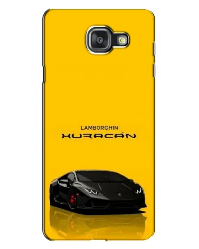 Чехол для Samsung Galaxy A7 2016 (A7100, A710F) с картинкой «Lamborghini Huracan черный»