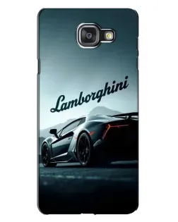 Чехол для Samsung Galaxy A7 2016 (A7100, A710F) с картинкой «Классическая надпись Lamborghini» Чехол для Samsung Galaxy A7 2016 (A7100, A710F) с картинкой «Классическая надпись Lamborghini»