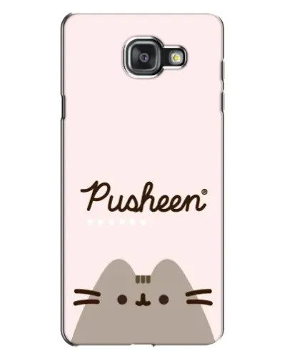Чехол для Samsung Galaxy A7 2016 (A7100, A710F) с картинкой «Pusheen логотип» Чехол для Samsung Galaxy A7 2016 (A7100, A710F) с картинкой «Pusheen логотип»