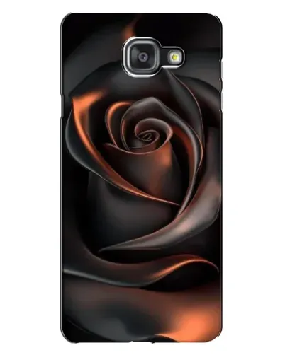 Чехол для Samsung Galaxy A7 2016 (A7100, A710F) с картинкой «Шелковая черная роза»