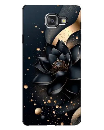 Чехол для Samsung Galaxy A7 2016 (A7100, A710F) с картинкой «Черный лотос»