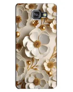 Чехол для Samsung Galaxy A7 2016 (A7100, A710F) с картинкой «Белие бумажние цвети» Чехол для Samsung Galaxy A7 2016 (A7100, A710F) с картинкой «Белие бумажние цвети»
