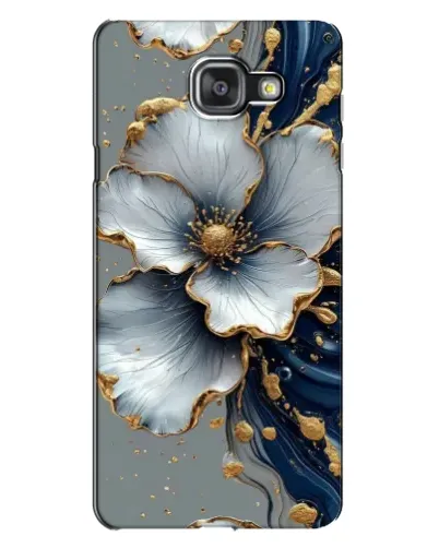 Чехол для Samsung Galaxy A7 2016 (A7100, A710F) с картинкой «Белый цветок и золотой флюид» Чехол для Samsung Galaxy A7 2016 (A7100, A710F) с картинкой «Белый цветок и золотой флюид»