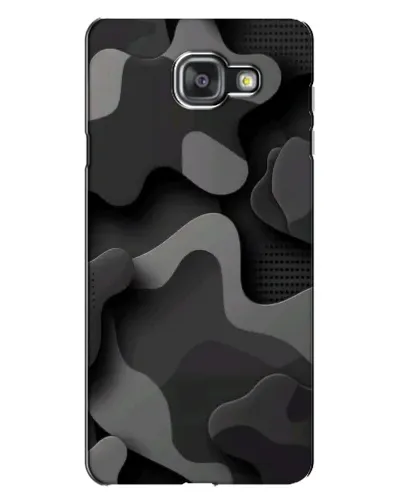 Чехол для Samsung Galaxy A7 2016 (A7100, A710F) с картинкой «Темный абстрактный камуфляж»