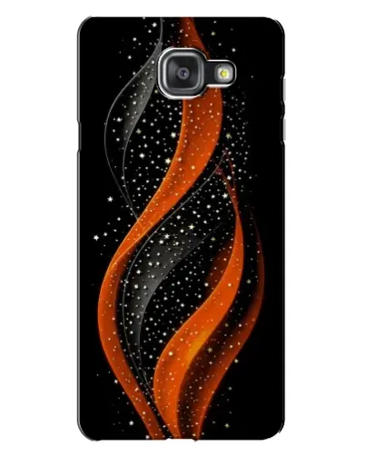 Чехол для Samsung Galaxy A7 2016 (A7100, A710F) с картинкой «Огненная звездная волна»