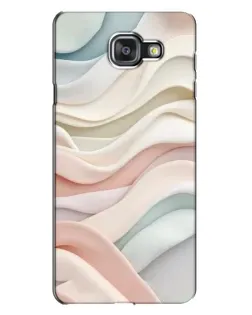 Чехол для Samsung Galaxy A7 2016 (A7100, A710F) с картинкой «Пастельные нежные волны»