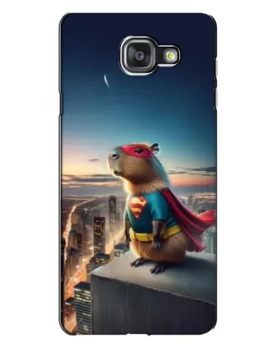 Чехол для Samsung Galaxy A7 2016 (A7100, A710F) с картинкой «Капи-мен супергерой»
