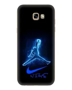 Чехол для Samsung Galaxy A7 2017 (A720, A720F) с картинкой «Jordan Neon Blue»
