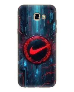 Чехол для Samsung Galaxy A7 2017 (A720, A720F) с картинкой «Техногенный стиль Nike»