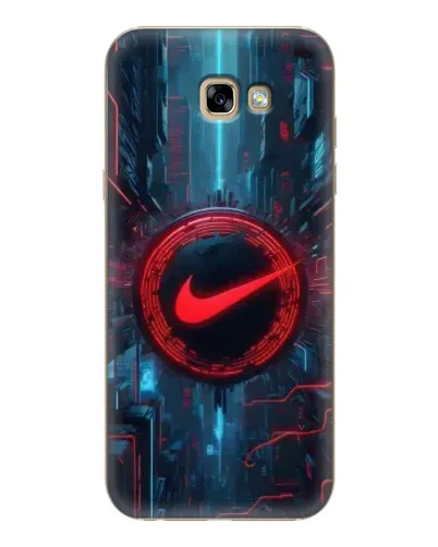 Чехол для Samsung Galaxy A7 2017 (A720, A720F) с картинкой «Техногенный стиль Nike»