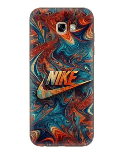 Чехол для Samsung Galaxy A7 2017 (A720, A720F) с картинкой «Nike в абстракции»
