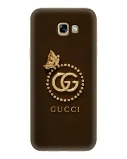 Чехол для Samsung Galaxy A7 2017 (A720, A720F) с картинкой «Gucci — золотая бабочка»