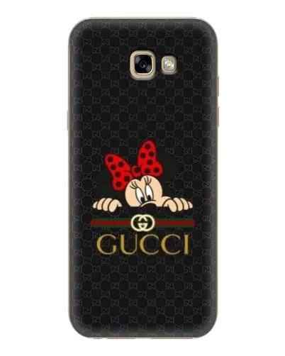 Чехол для Samsung Galaxy A7 2017 (A720, A720F) с картинкой «Минни Маус Gucci — черный»