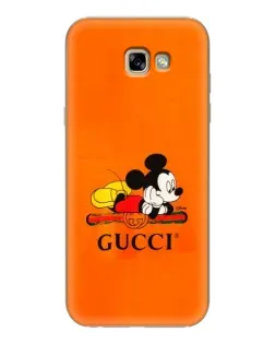 Чохол для Samsung Galaxy A7 2017 (A720, A720F) з картинкою «Міккі Маус Gucci — помаранч»
