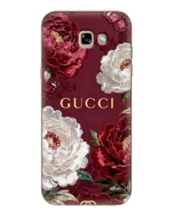 Чохол для Samsung Galaxy A7 2017 (A720, A720F) з картинкою «Gucci — бордові троянди»