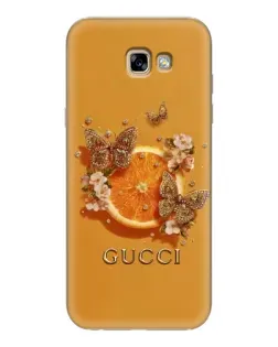 Чохол для Samsung Galaxy A7 2017 (A720, A720F) з картинкою «Gucci — золоті метелики»