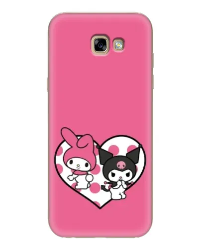 Чехол для Samsung Galaxy A7 2017 (A720, A720F) с картинкой «Kuromi и My Melody»