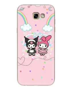 Чехол для Samsung Galaxy A7 2017 (A720, A720F) с картинкой «My Melody и Kuromi»