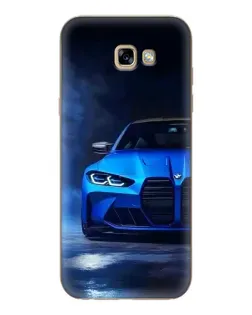 Чехол для Samsung Galaxy A7 2017 (A720, A720F) с картинкой «Голубая BMW M4»