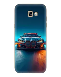 Чохол для Samsung Galaxy A7 2017 (A720, A720F) з картинкою «BMW — вогні неону»