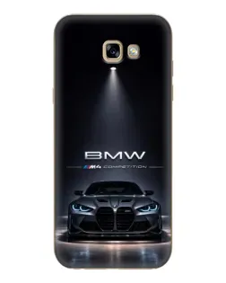 Чохол для Samsung Galaxy A7 2017 (A720, A720F) з картинкою «BMW крізь нічне місто»
