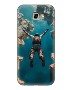Чехол для Samsung Galaxy A7 2017 (A720, A720F) с картинкой «PUBG — свободное падение»
