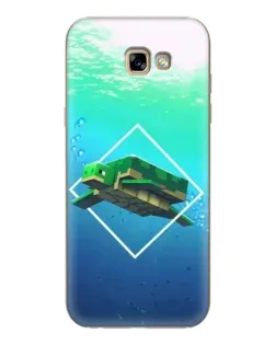 Чохол для Samsung Galaxy A7 2017 (A720, A720F) з картинкою «Черепаха Minecraft»