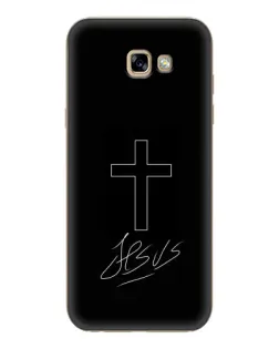 Чохол для Samsung Galaxy A7 2017 (A720, A720F) з картинкою «Графічний хрест Jesus» Чохол для Samsung Galaxy A7 2017 (A720, A720F) з картинкою «Графічний хрест Jesus»