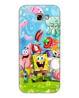 Чохол для Samsung Galaxy A7 2017 (A720, A720F) з картинкою «Губка Боб та друзі»